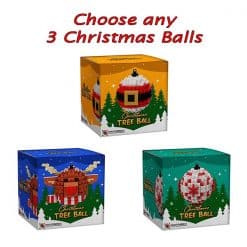 Choose 3 Christmas Balls set