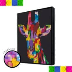 Giraffe  Colorful 51.2 x 51.2cm