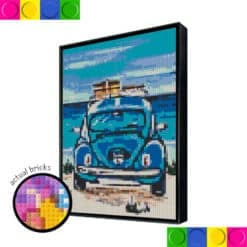 Beatle car  51.2 x 76.8cm